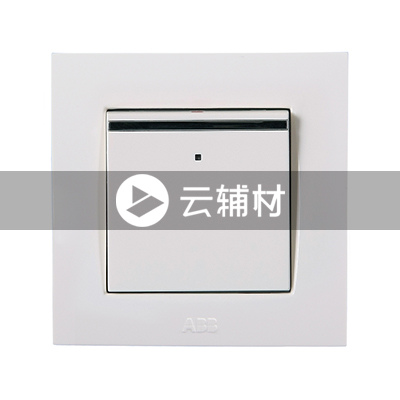 AU16453-WW 一位双控带装饰线带灯开关 10AX