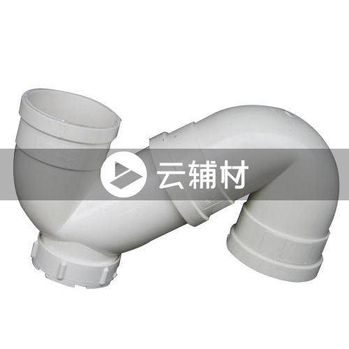 金牛PVC-U排水管件 S型存水弯75mm（带检查口）