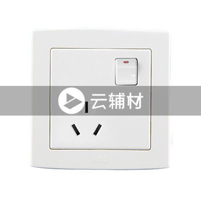 AL223一位三极带开关插座 10A